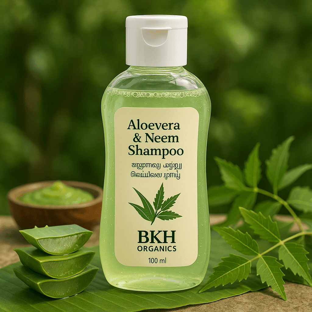 Aloevera & Neem Shampoo 100ml - BKH Organics
