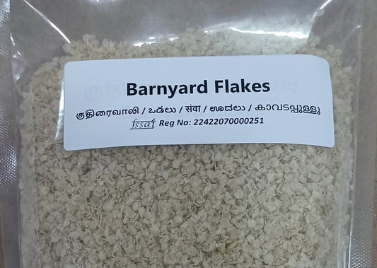 Kuthiraivali Flakes (Barnyard) - BKH Organics