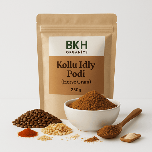 Kollu idly & Dosa Podi 250g - BKH Organics