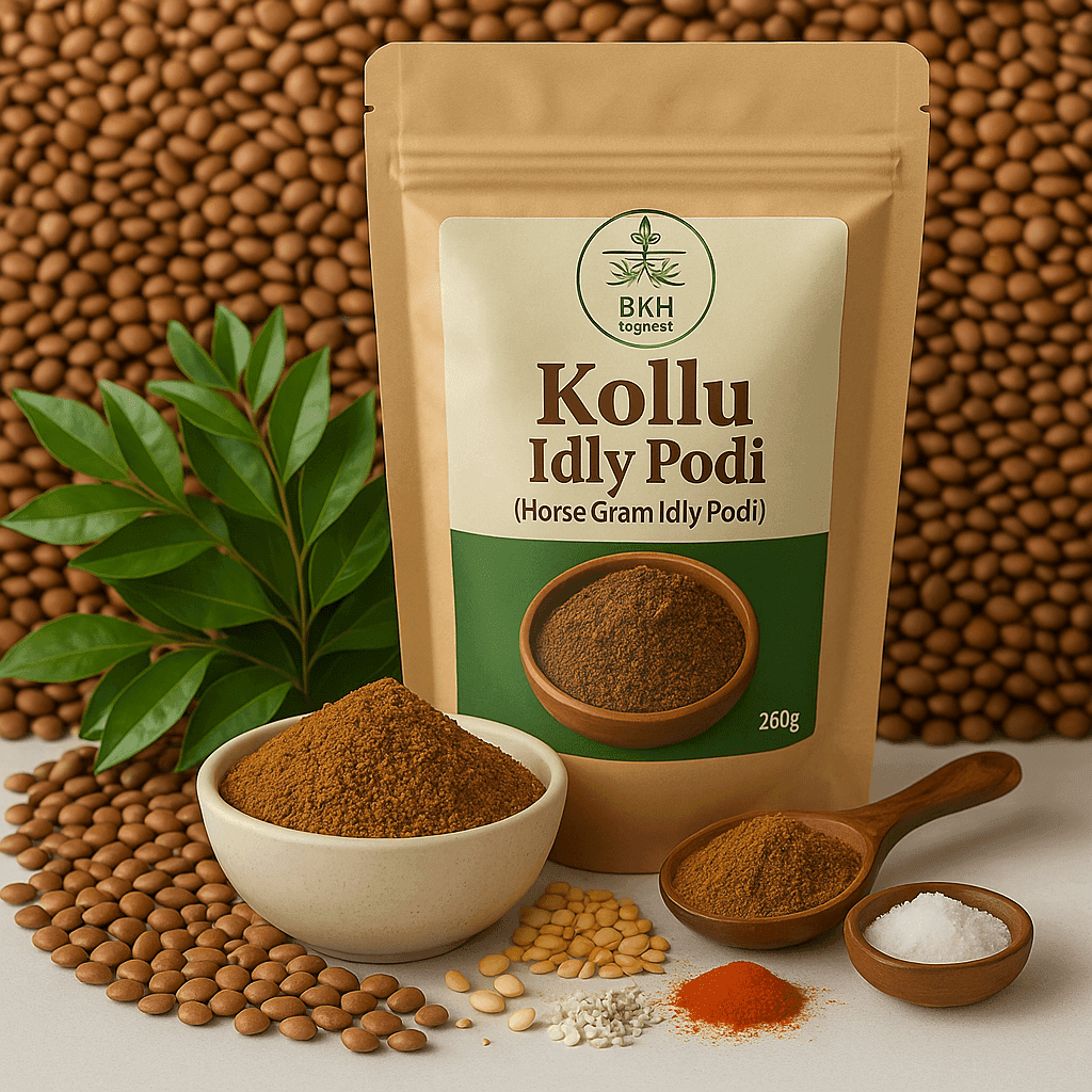 Kollu idly & Dosa Podi 250g - BKH Organics