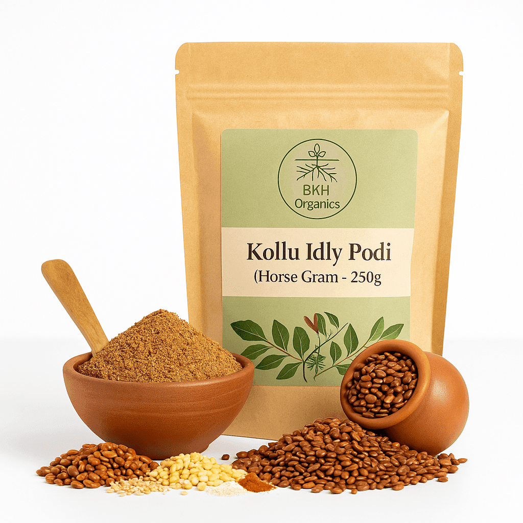 Kollu idly & Dosa Podi 250g - BKH Organics