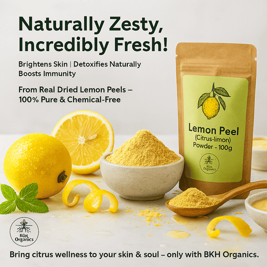 Lemon Peel Powder 100g - BKH Organics