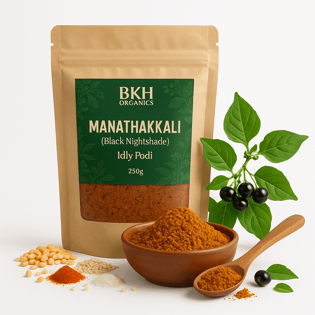 Manathakkali idly & Dosa Podi 250g - BKH Organics