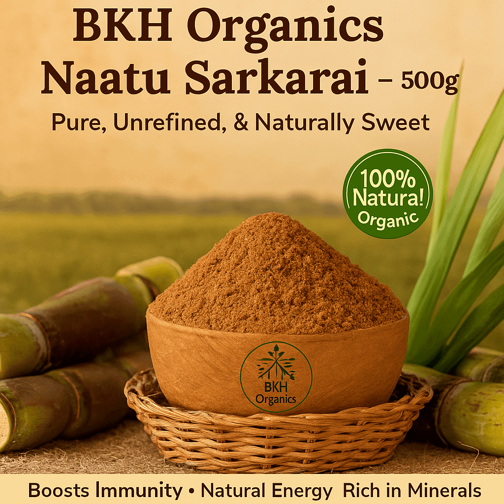 Naatu Sarkkarai (Jaggery) 500g - BKH Organics