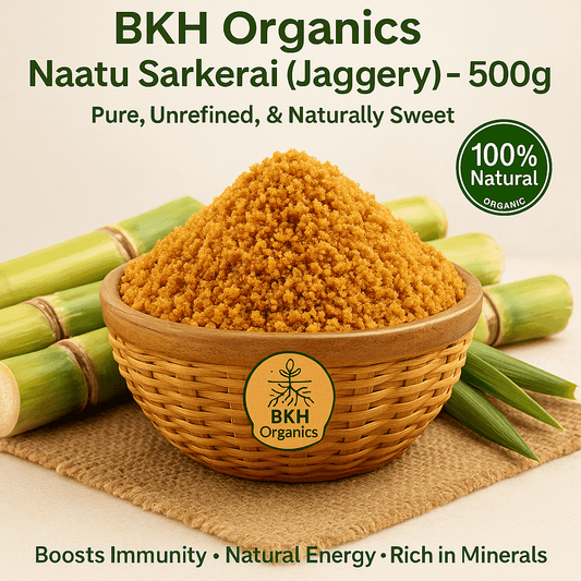 Naatu Sarkkarai (Jaggery) 500g - BKH Organics