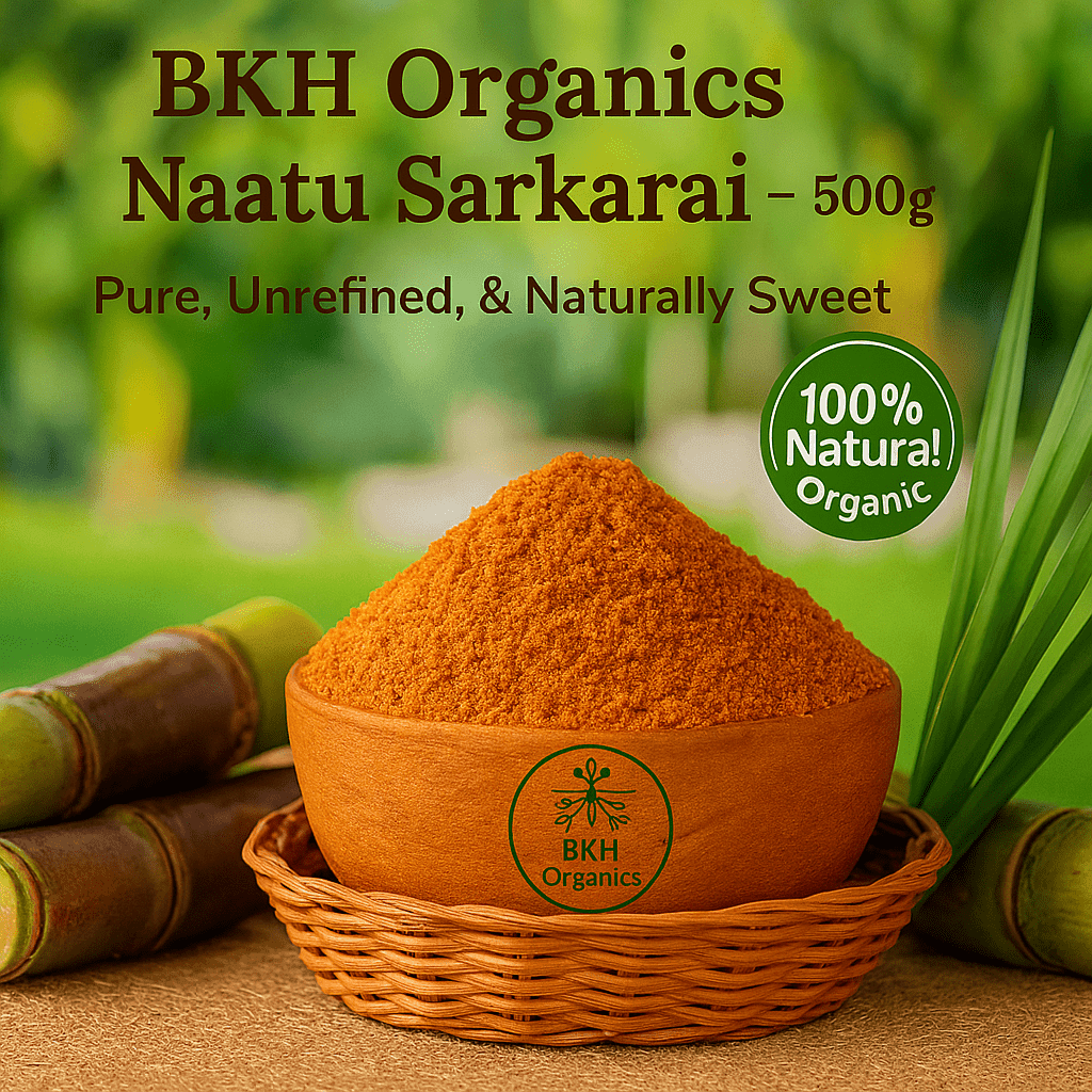 Naatu Sarkkarai (Jaggery) 500g - BKH Organics
