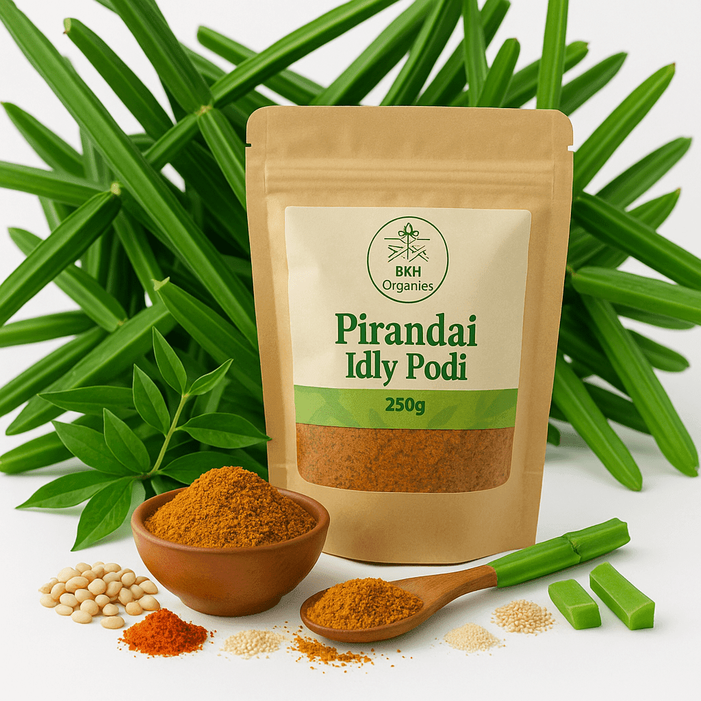 Pirandai idly & Dosa Podi 250g - BKH Organics