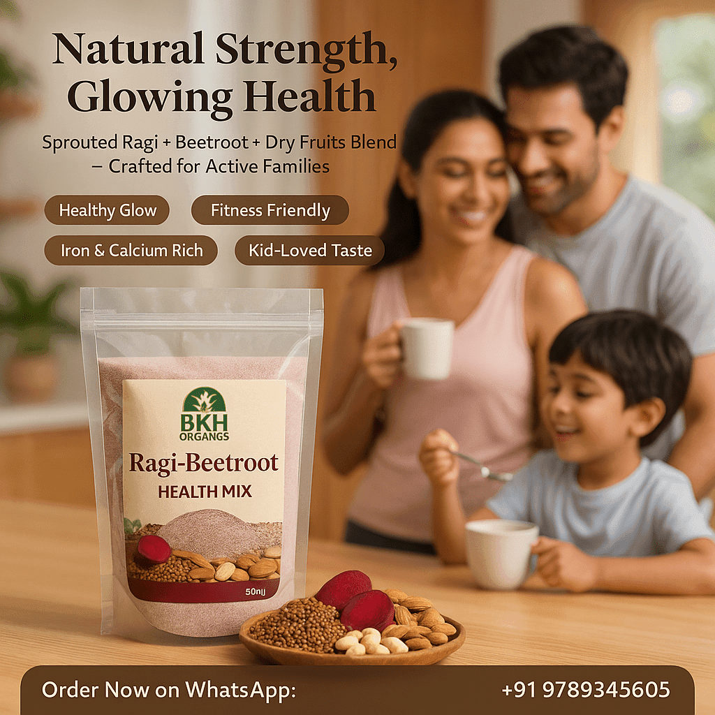 Ragi - Beetroot Health Mix 500g - BKH Organics