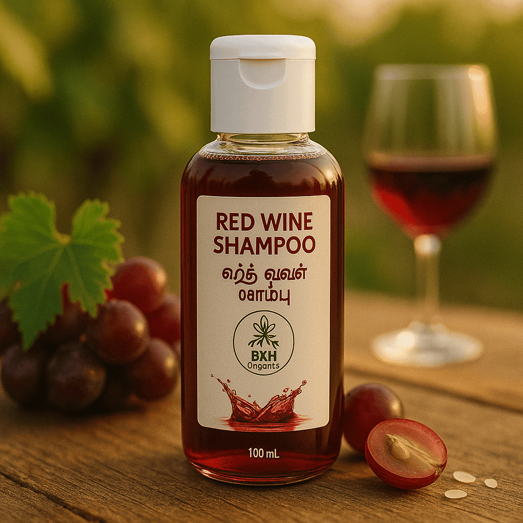 Red Wine Shampoo 100ml - BKH Organics