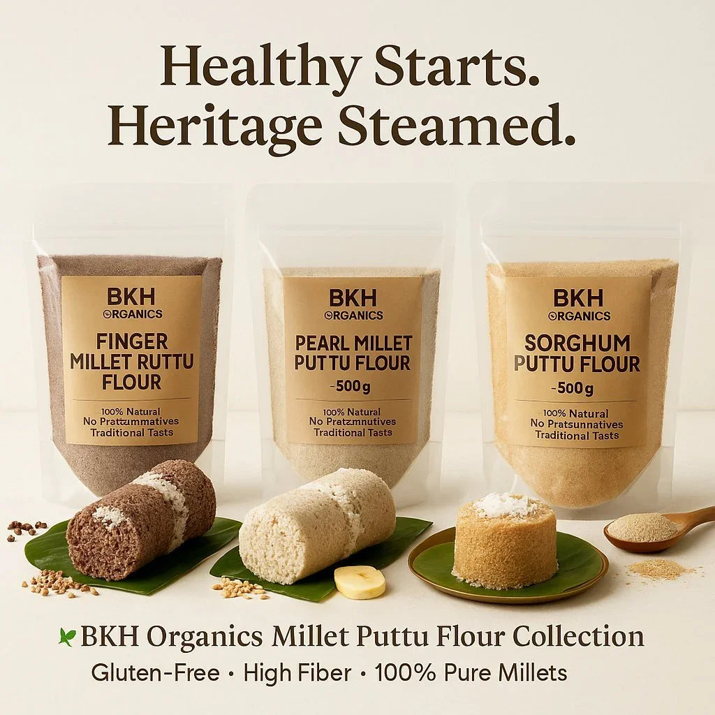 Millet Puttu Mavu - BKH Organics