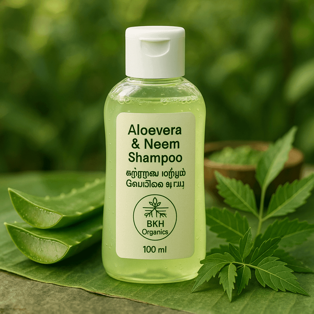 Aloevera & Neem Shampoo 100ml - BKH Organics