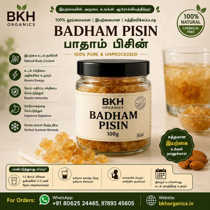 BKH Organics Badham Pisin jar with product details on a light background