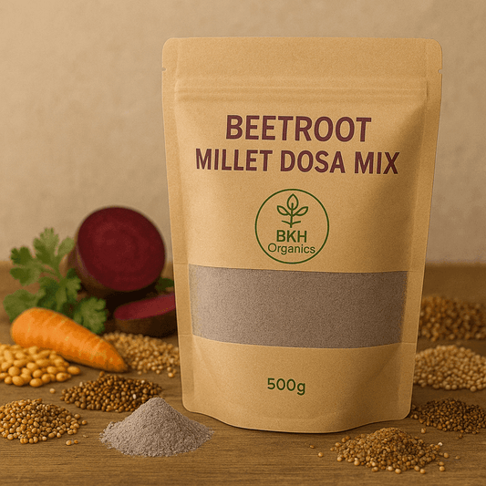 Beetroot Millet Dosa Mix 500g - BKH Organics