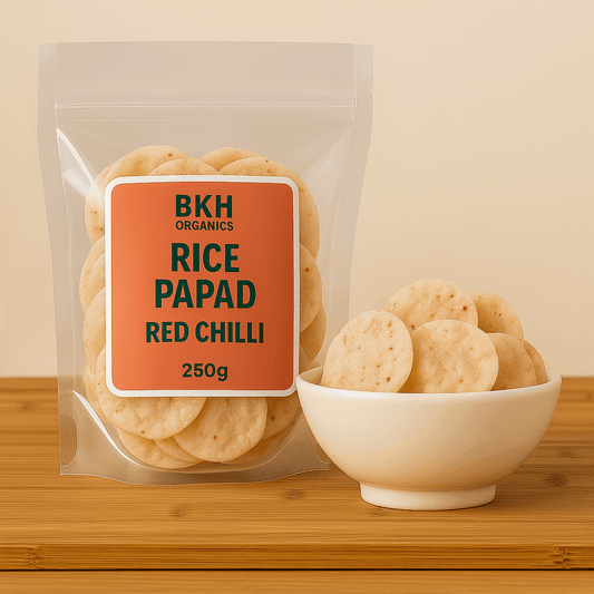 Arisi Vathal - Red Chilli 250g - BKH Organics