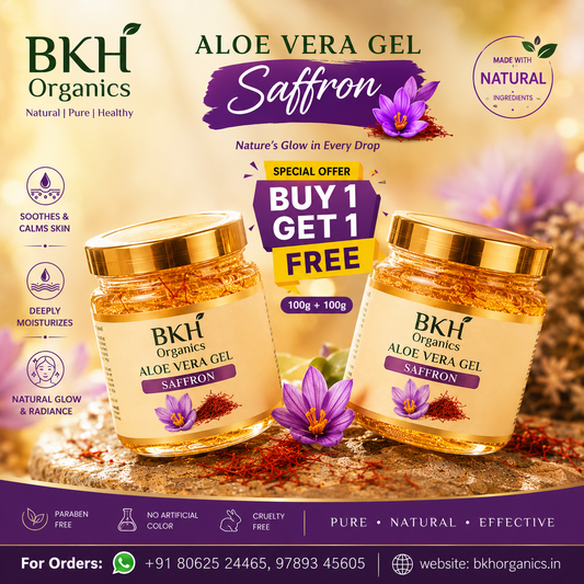 Aloe vera Gel - Saffron 1+1