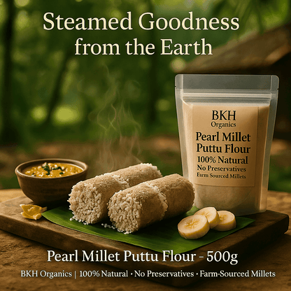 Kambu Puttu Mavu 500g - BKH Organics