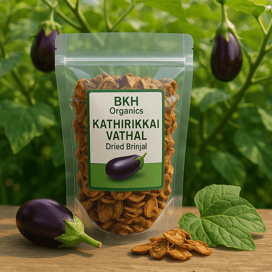 Kathirikkai Vathal 250g - BKH Organics
