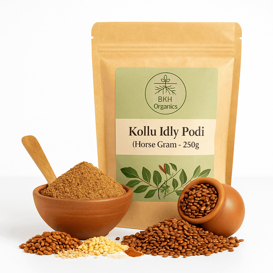 Kollu idly & Dosa Podi 250g - BKH Organics