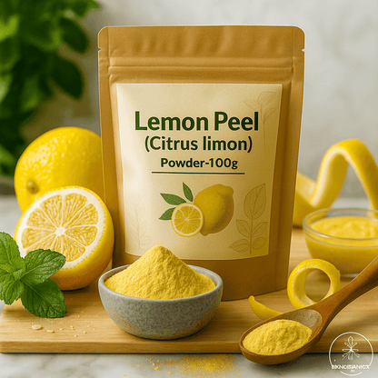 Lemon Peel Powder 100g - BKH Organics