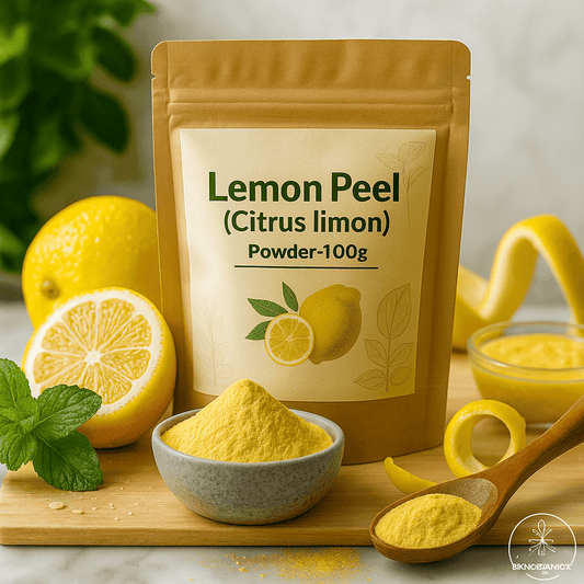 Lemon Peel Powder 100g - BKH Organics