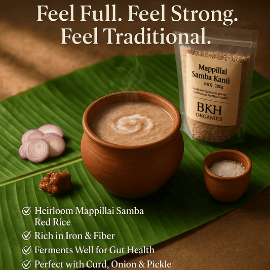 Mappillai Samba Kanji Mix 250g - BKH Organics
