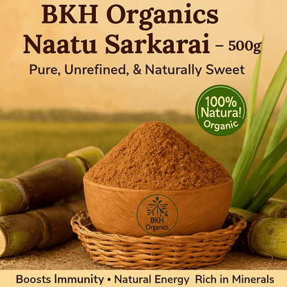Naatu Sarkkarai (Jaggery) 500g - BKH Organics