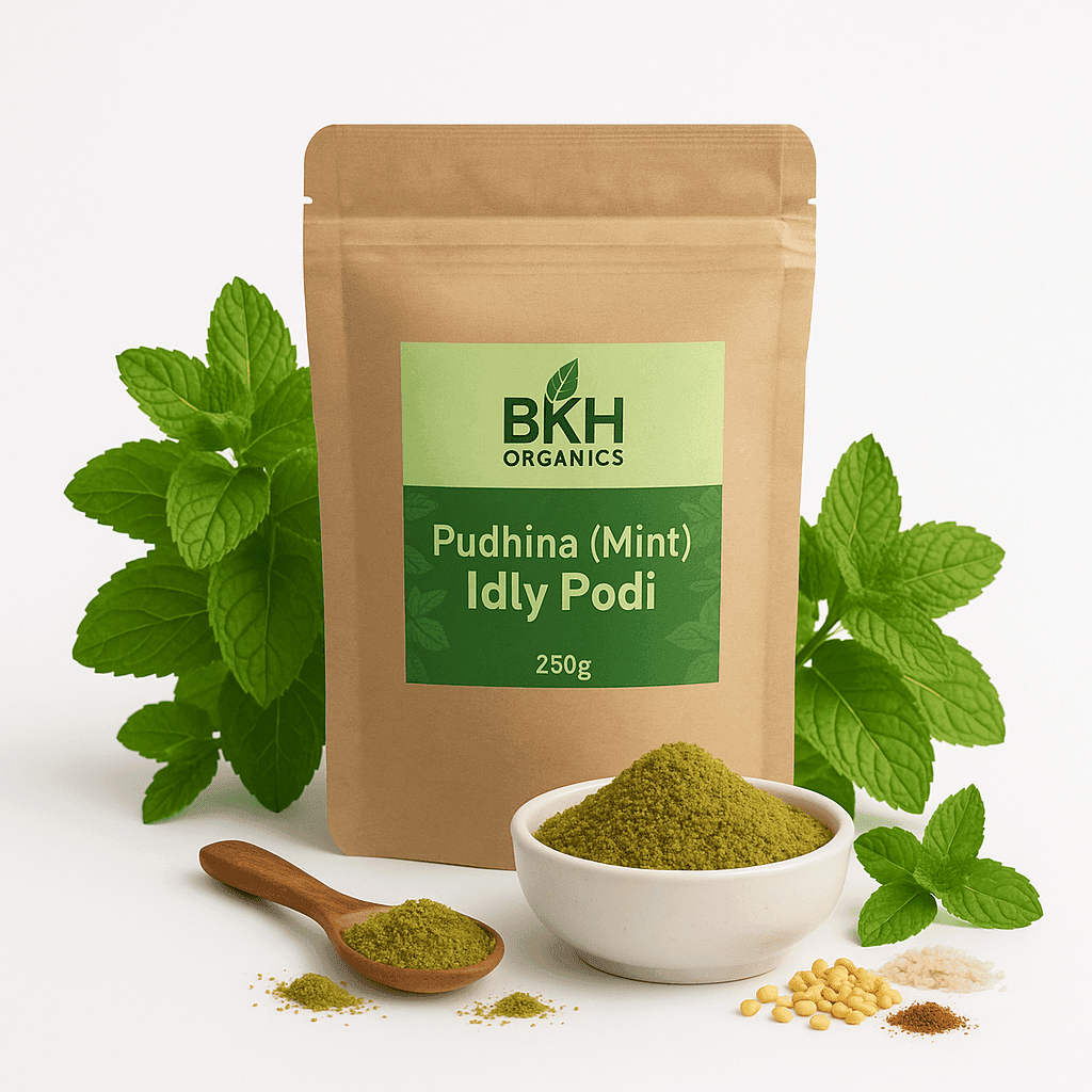 Pudhina idly & Dosa Podi 250g - BKH Organics