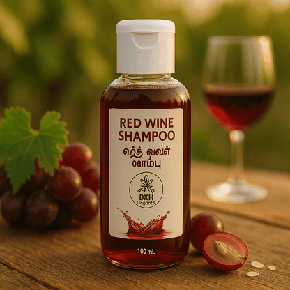 Red Wine Shampoo 100ml - BKH Organics