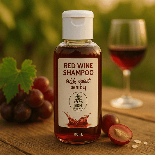 Red Wine Shampoo 100ml - BKH Organics