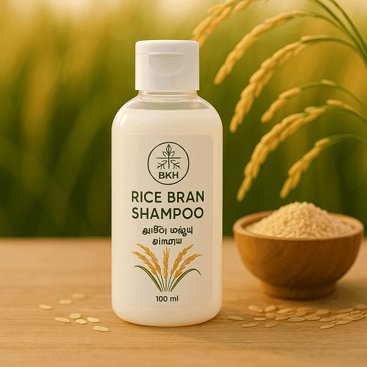 Rice Bran Shampoo 100ml - BKH Organics