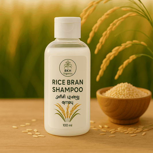 Rice Bran Shampoo 100ml - BKH Organics