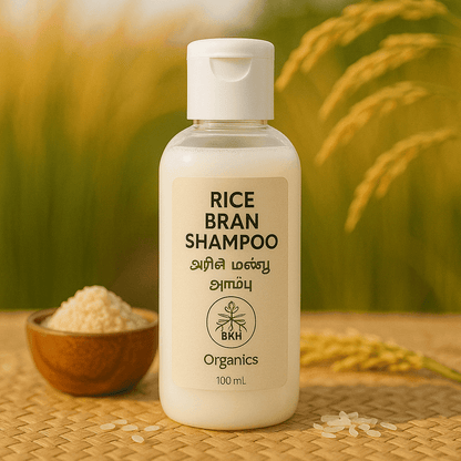 Rice Bran Shampoo 100ml - BKH Organics