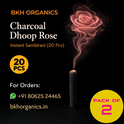 Charcoal Dhoop Rose 20Pcs