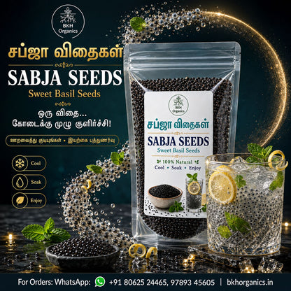 Sabja Seeds by BKH Organics