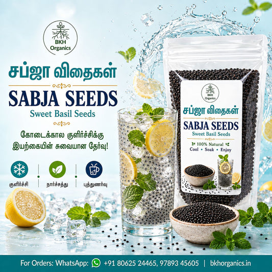 Sabja Seeds by BKH Organics
