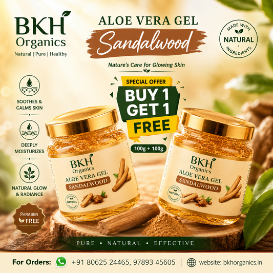 Aloe vera Gel - Sandal wood 1+1
