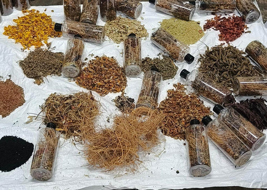 Hair Oil Herbal Mix - (Without Oil) 100g - BKH Organics